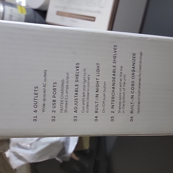 Sharper image socket shelf - Picture 4 of 5